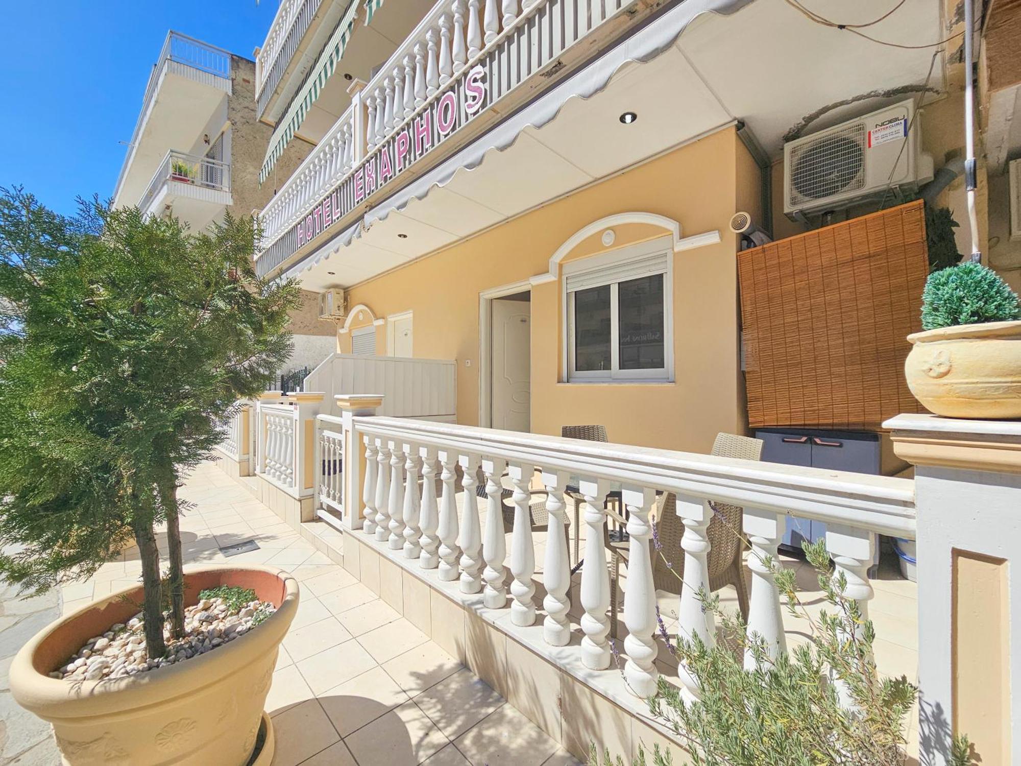 Hotel Exarhos Paralía Buitenkant foto